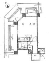 ロイヤルハイツ新宿御苑、角