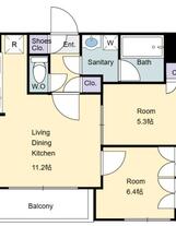 部屋番号:CJ14952-6F